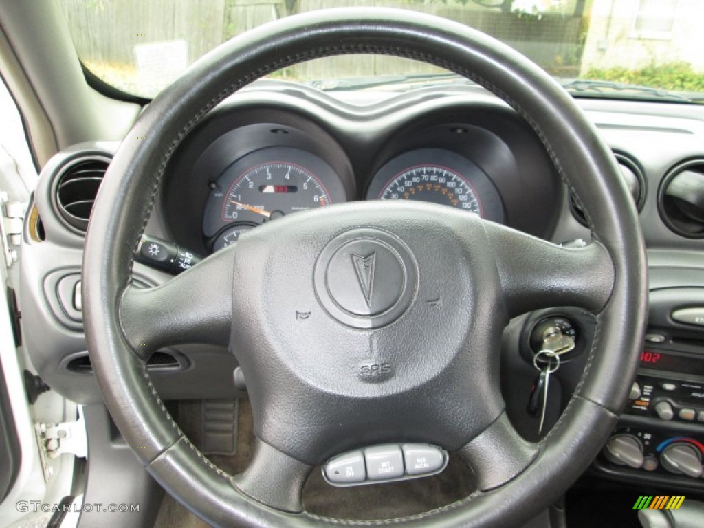 2002 Grand Am GT Coupe - Arctic White / Dark Pewter photo #22