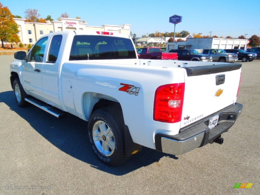 2013 Silverado 1500 LT Extended Cab 4x4 - Summit White / Light Titanium/Dark Titanium photo #4
