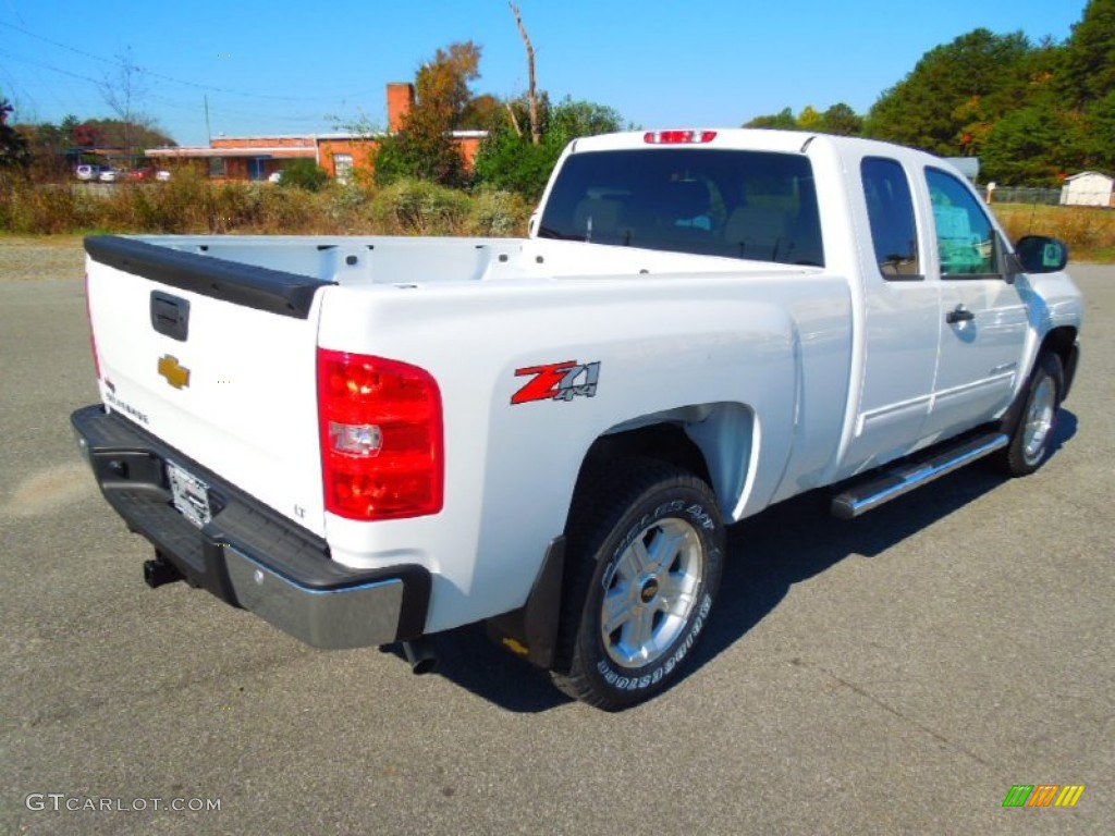 2013 Silverado 1500 LT Extended Cab 4x4 - Summit White / Light Titanium/Dark Titanium photo #5