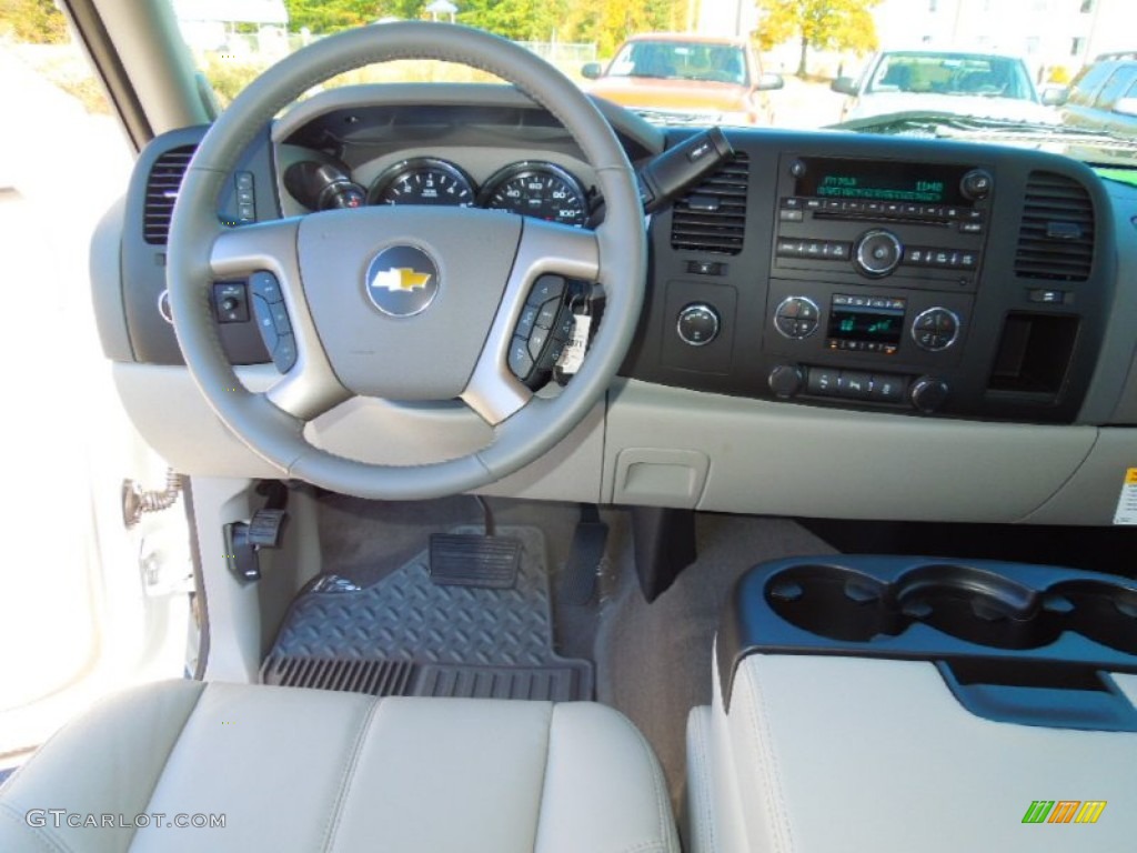 2013 Silverado 1500 LT Extended Cab 4x4 - Summit White / Light Titanium/Dark Titanium photo #17