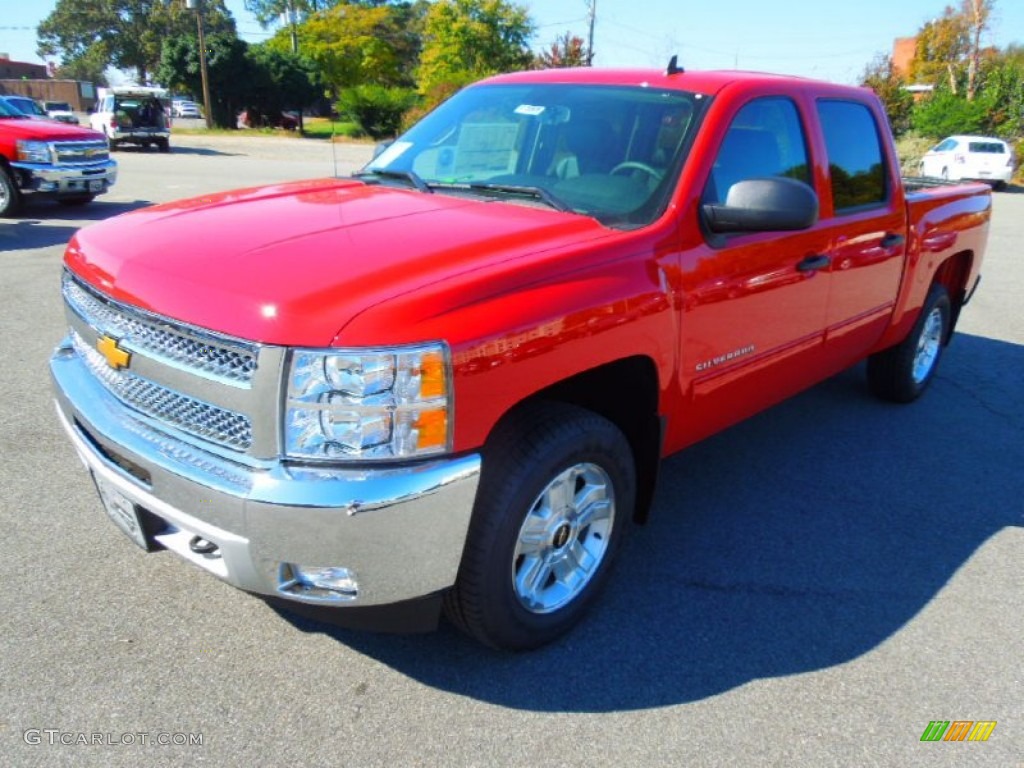 2013 Silverado 1500 LT Crew Cab 4x4 - Victory Red / Ebony photo #2