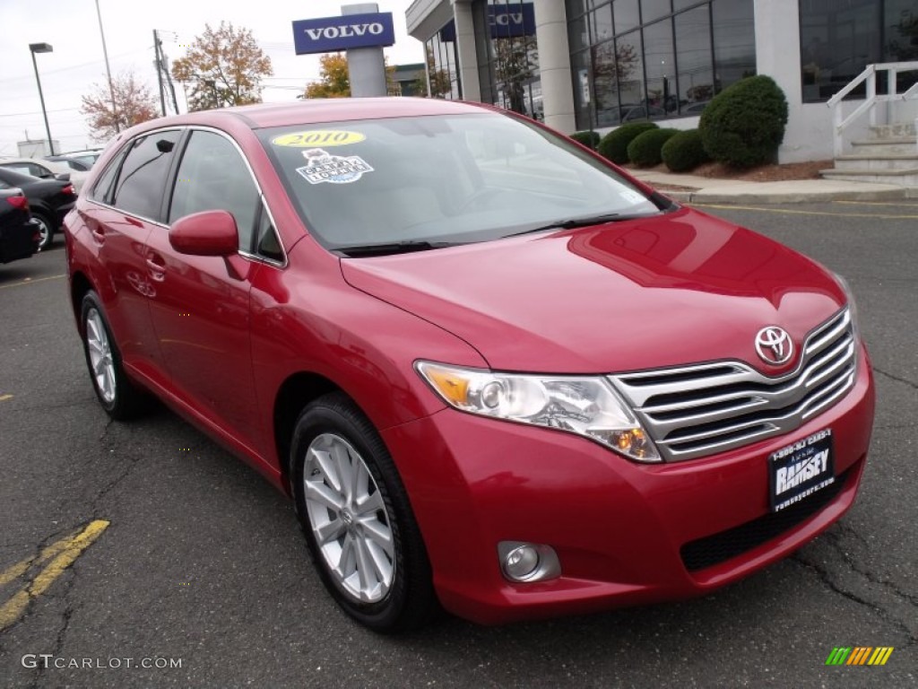 2010 Venza I4 - Barcelona Red Metallic / Ivory photo #1