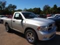 2012 Bright Silver Metallic Dodge Ram 1500 Express Regular Cab 4x4  photo #2