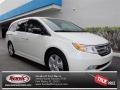 White Diamond Pearl 2013 Honda Odyssey EX-L