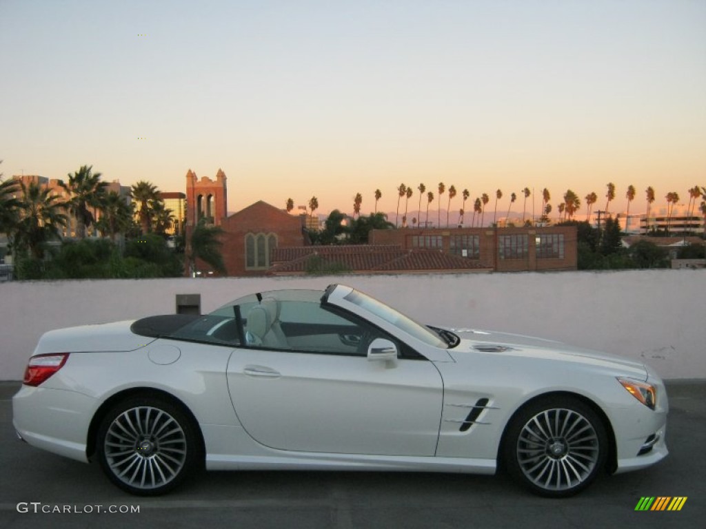 Diamond White Metallic 2013 Mercedes-Benz SL 550 Roadster Exterior Photo #72766962