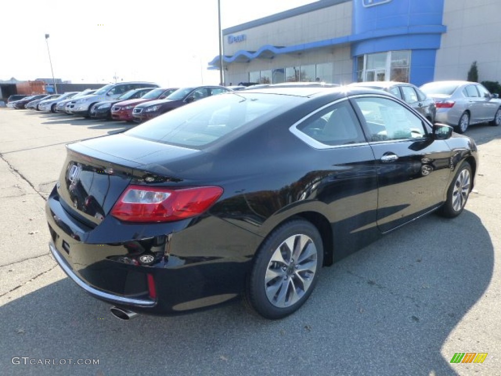 2013 Accord LX-S Coupe - Crystal Black Pearl / Black/Ivory photo #4