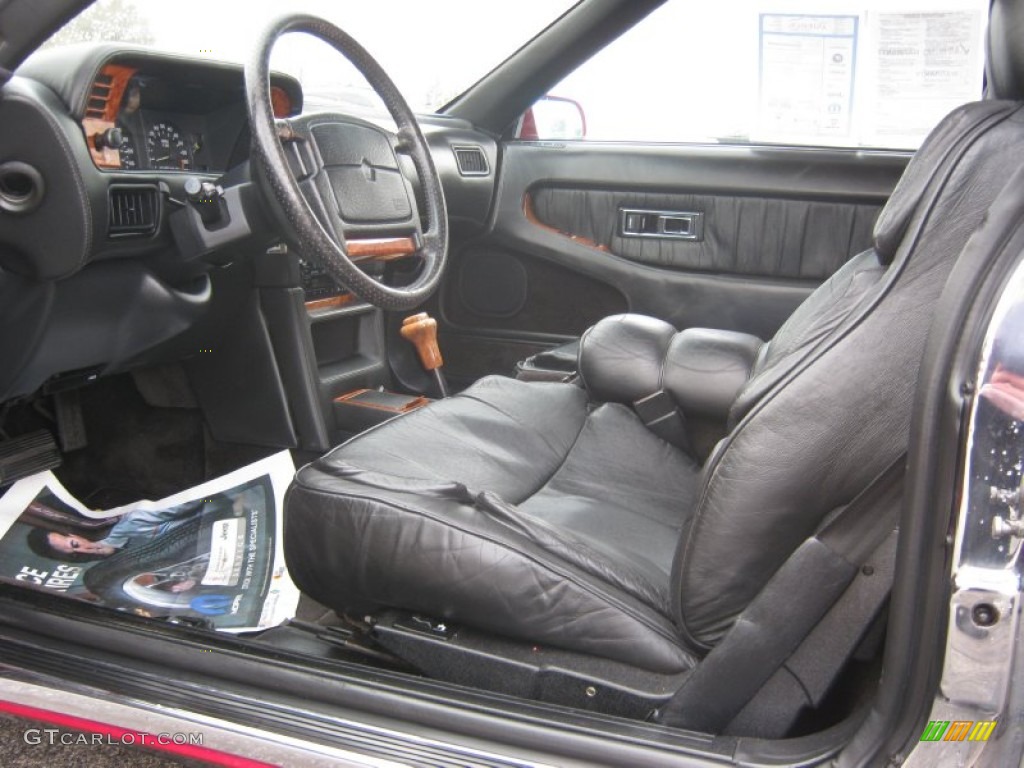 Black Interior 1990 Chrysler TC Convertible Photo #72768211
