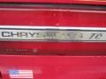 1990 Red Chrysler TC Convertible  photo #17