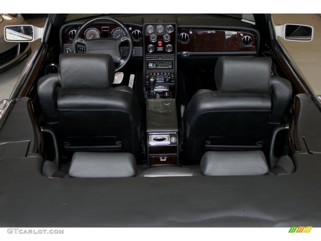 Black Interior 2003 Bentley Azure Mulliner Convertible Photo #72769405
