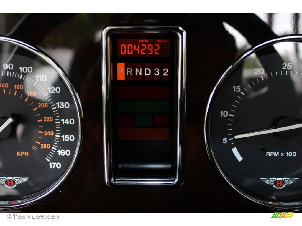 2003 Bentley Azure Mulliner Convertible Gauges Photo #72769698