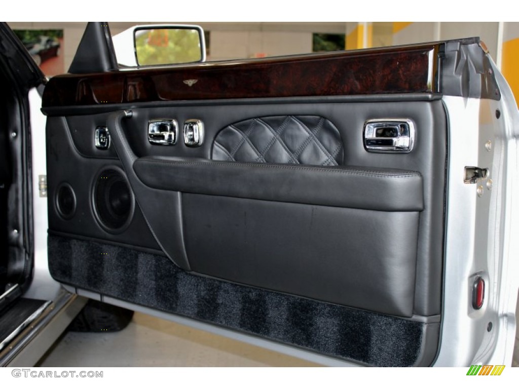 2003 Bentley Azure Mulliner Convertible Black Door Panel Photo #72769951