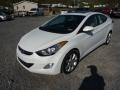 2012 Shimmering White Hyundai Elantra Limited  photo #3