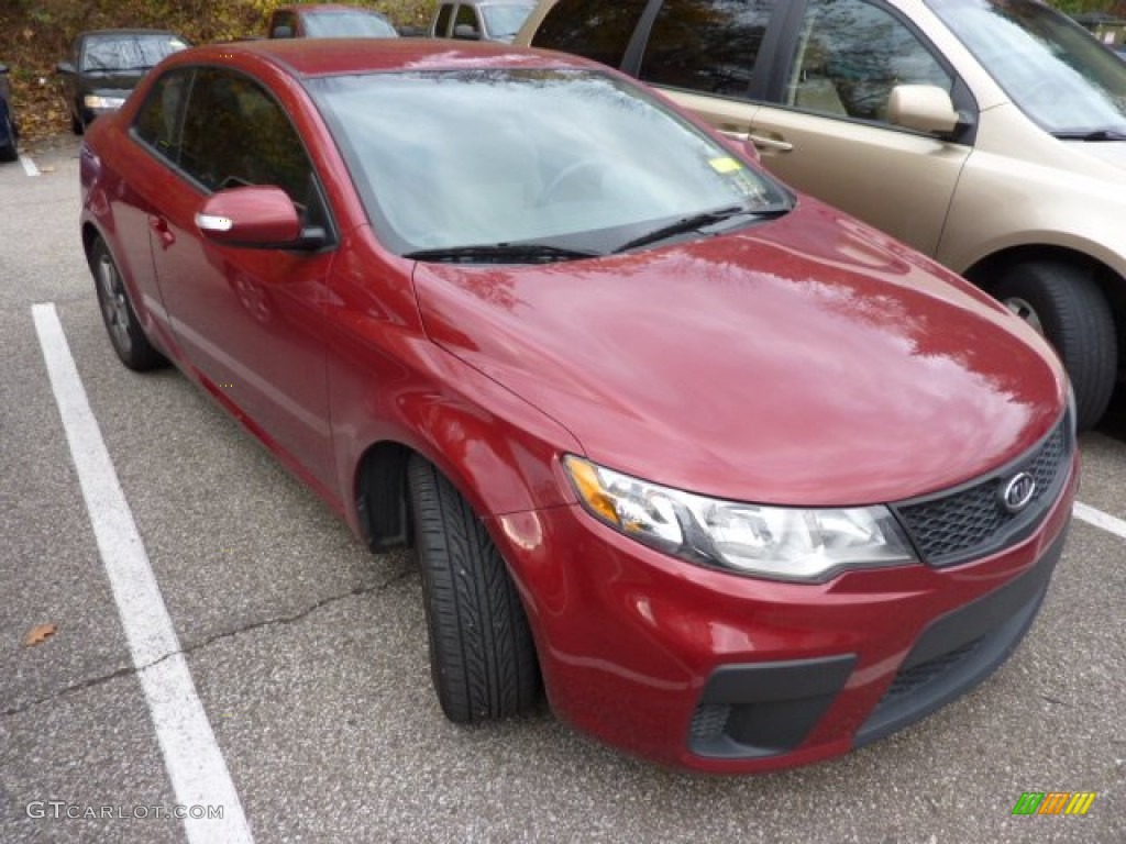 2010 Forte Koup EX - Spicy Red / Black photo #1