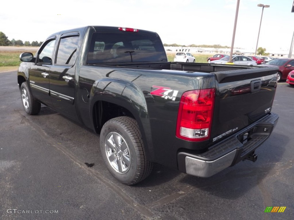 Mineral Green Metallic 2013 GMC Sierra 1500 SLE Crew Cab 4x4 Exterior Photo #72774961