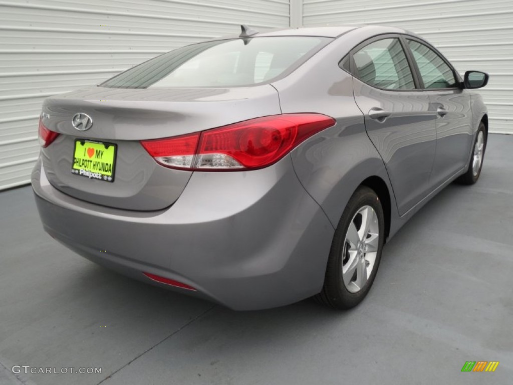 2013 Elantra GLS - Titanium Gray Metallic / Gray photo #3