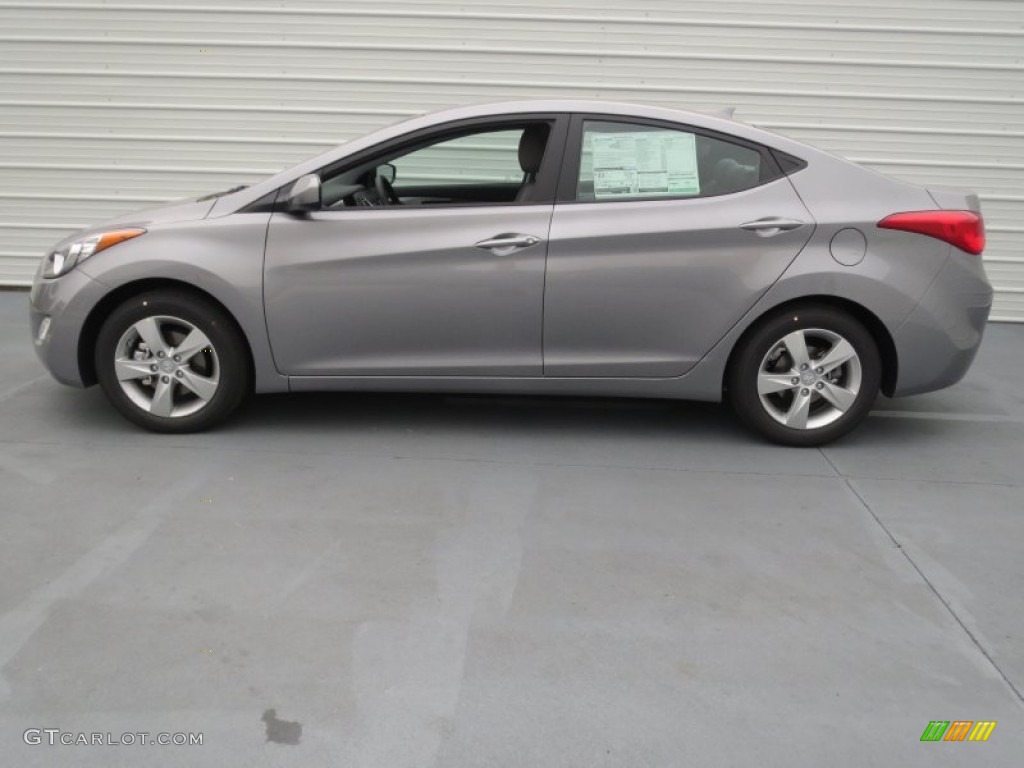 2013 Elantra GLS - Titanium Gray Metallic / Gray photo #5