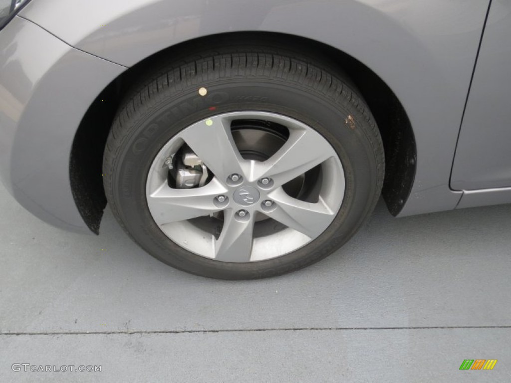2013 Elantra GLS - Titanium Gray Metallic / Gray photo #10