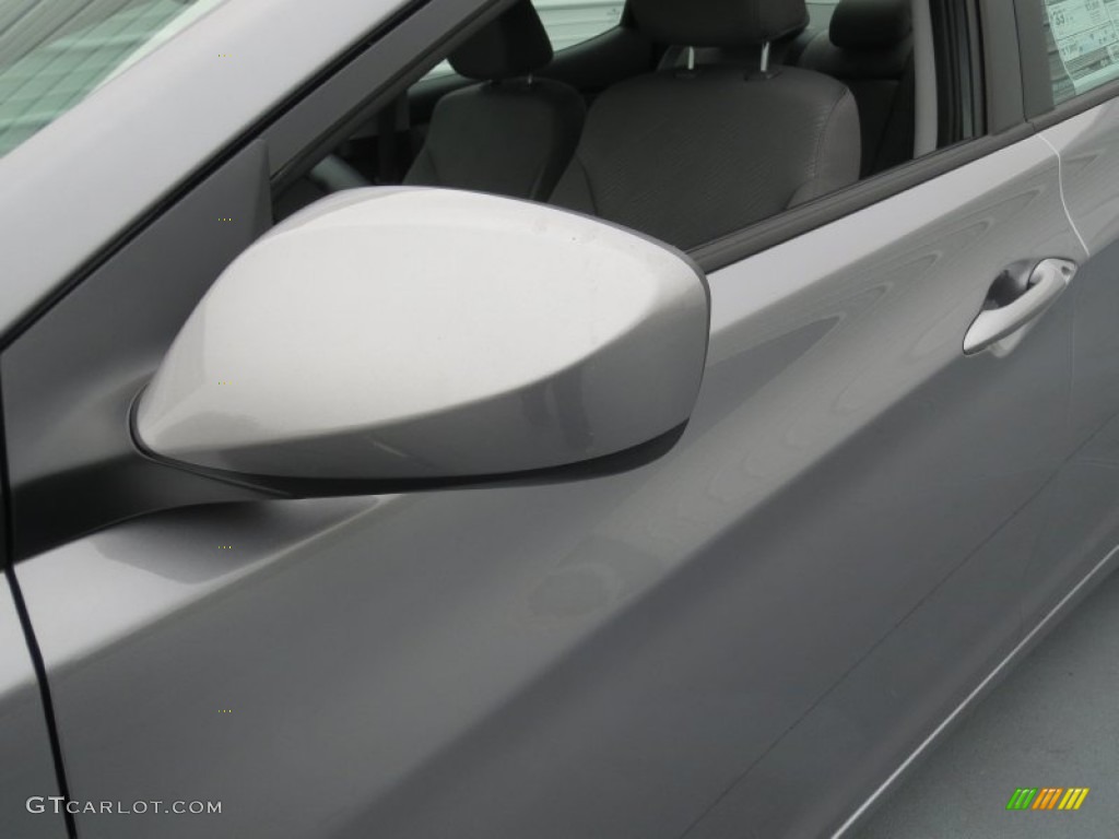2013 Elantra GLS - Titanium Gray Metallic / Gray photo #11