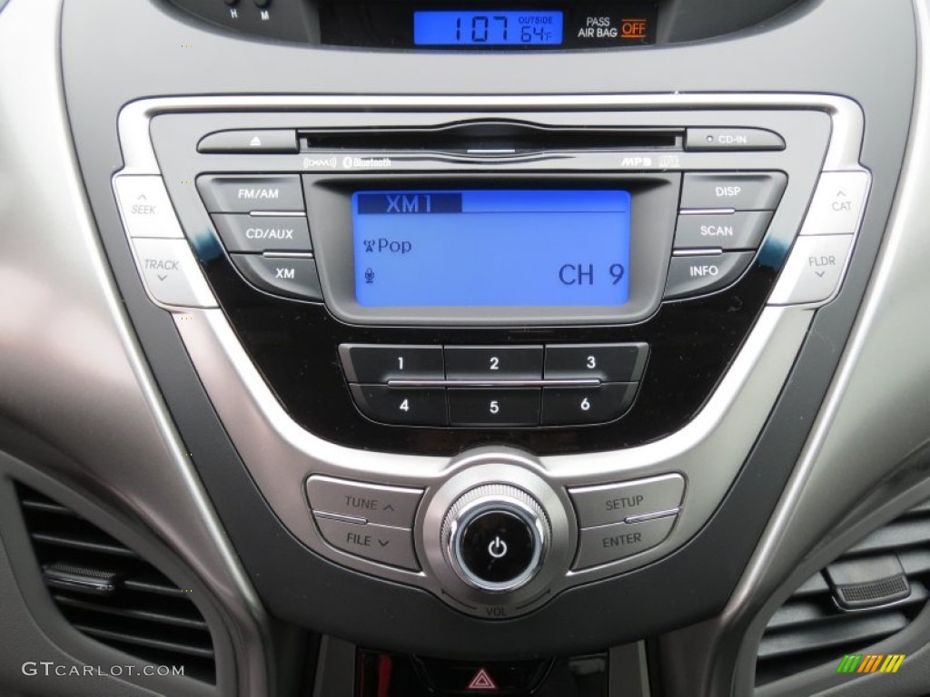 2013 Elantra GLS - Titanium Gray Metallic / Gray photo #24