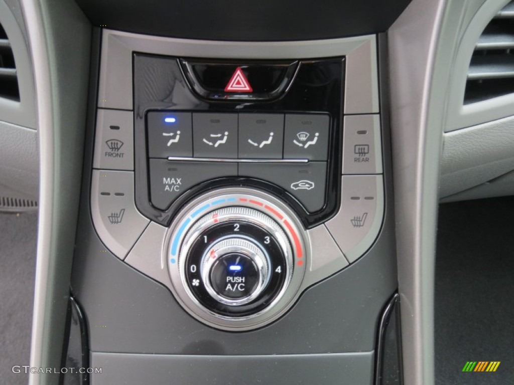 2013 Elantra GLS - Titanium Gray Metallic / Gray photo #25