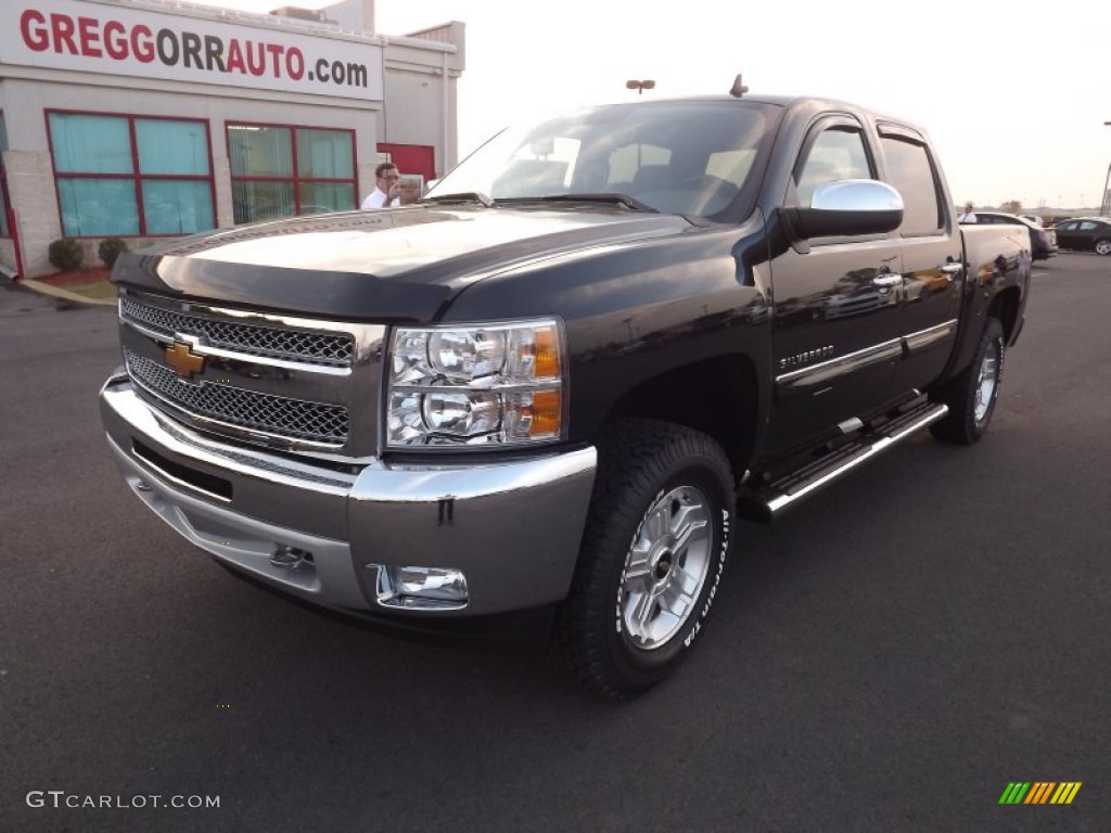 2013 Silverado 1500 LT Crew Cab 4x4 - Fairway Metallic / Light Cashmere/Dark Cashmere photo #1