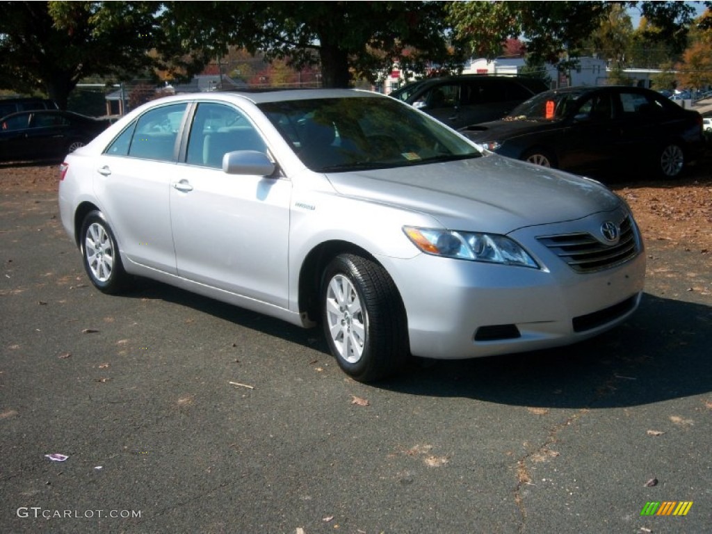 2008 Camry Hybrid - Classic Silver Metallic / Bisque photo #1
