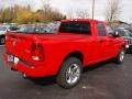 2012 Flame Red Dodge Ram 1500 Express Quad Cab 4x4  photo #3