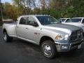 2012 Bright Silver Metallic Dodge Ram 3500 HD Lone Star Crew Cab 4x4 Dually  photo #2