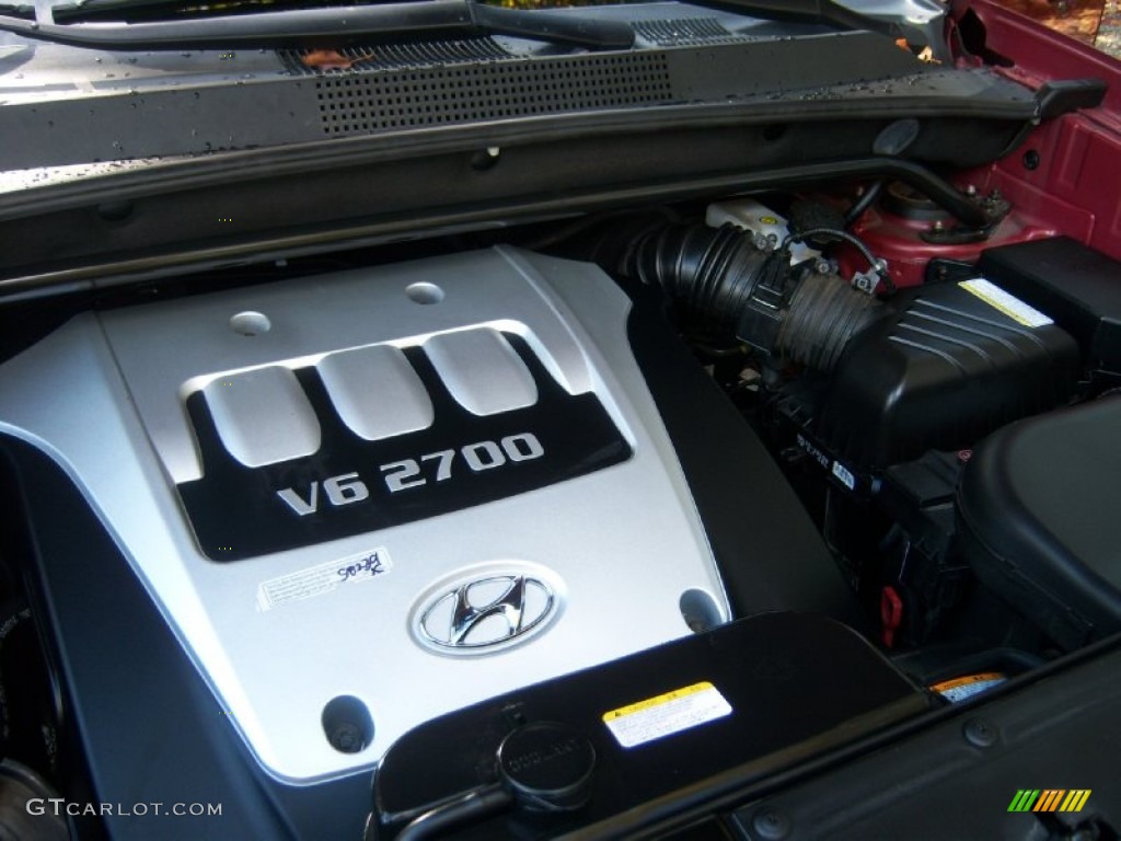 2005 Hyundai Tucson LX V6 2.7 Liter DOHC 24 Valve V6 Engine Photo #72776629