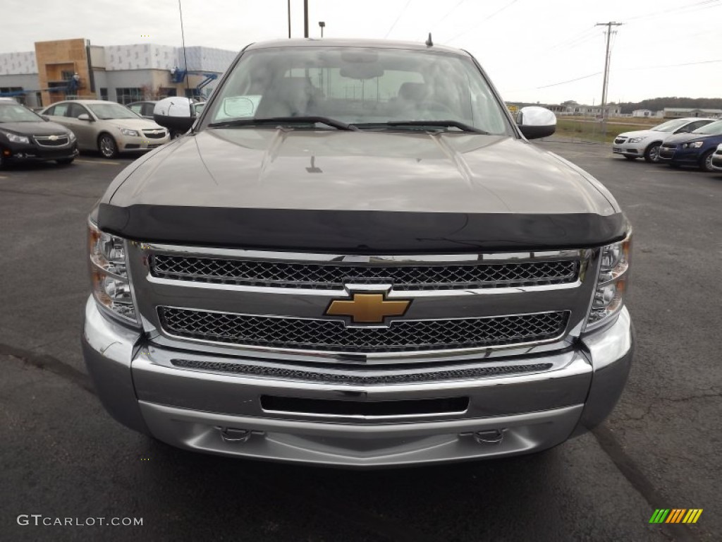 2013 Silverado 1500 LT Crew Cab 4x4 - Graystone Metallic / Light Titanium/Dark Titanium photo #2