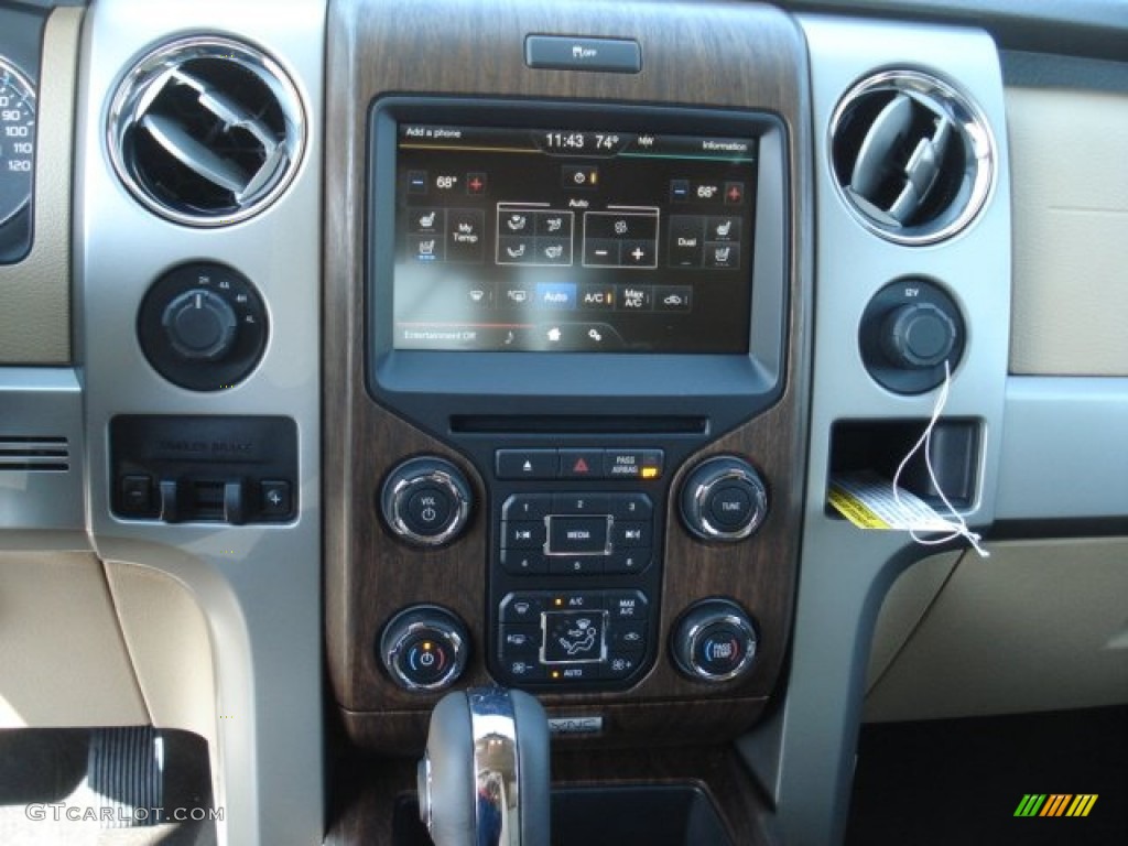 2013 Ford F150 Lariat SuperCrew 4x4 Controls Photo #72776797