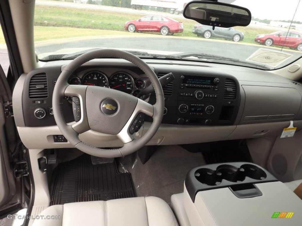 2013 Silverado 1500 LT Crew Cab 4x4 - Graystone Metallic / Light Titanium/Dark Titanium photo #12