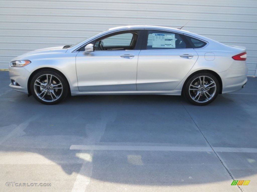 Ingot Silver Metallic 2013 Ford Fusion Titanium Exterior Photo #72777256