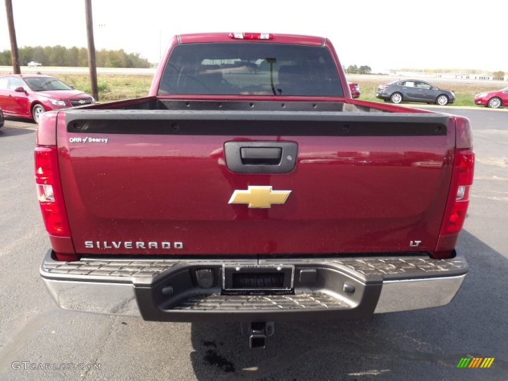 2013 Silverado 1500 LT Crew Cab 4x4 - Deep Ruby Metallic / Ebony photo #6