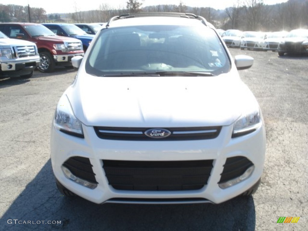 2013 Escape SE 2.0L EcoBoost 4WD - White Platinum Metallic Tri-Coat / Charcoal Black photo #3