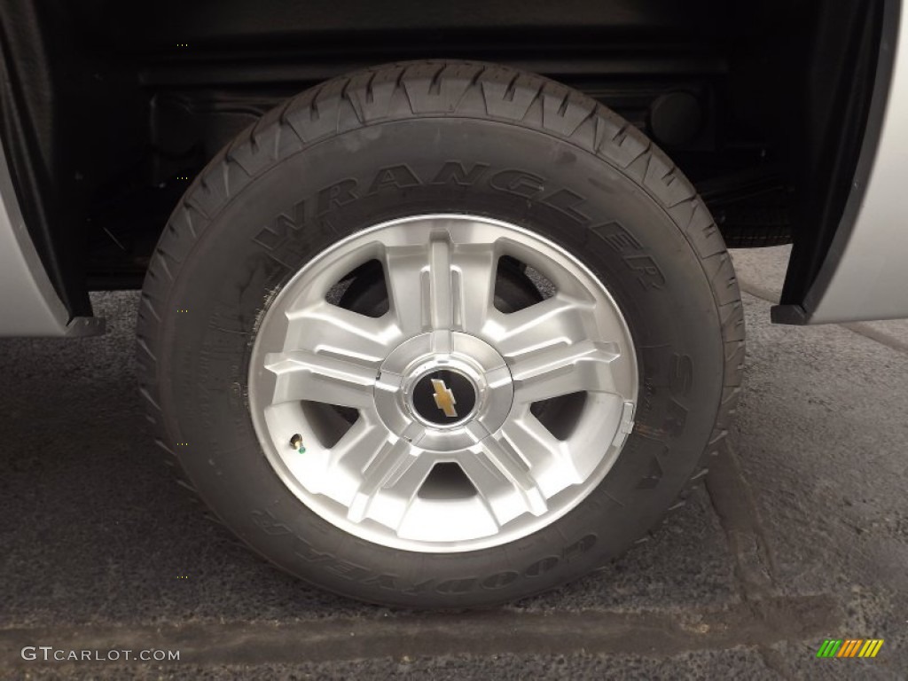 2013 Silverado 1500 LTZ Crew Cab 4x4 - Silver Ice Metallic / Light Titanium/Dark Titanium photo #17