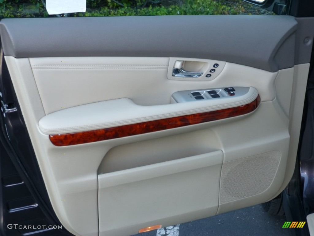 2009 Lexus RX 350 Pebble Beach Edition Parchment Door Panel Photo #72779080