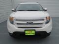 2013 White Platinum Tri-Coat Ford Explorer Limited  photo #7