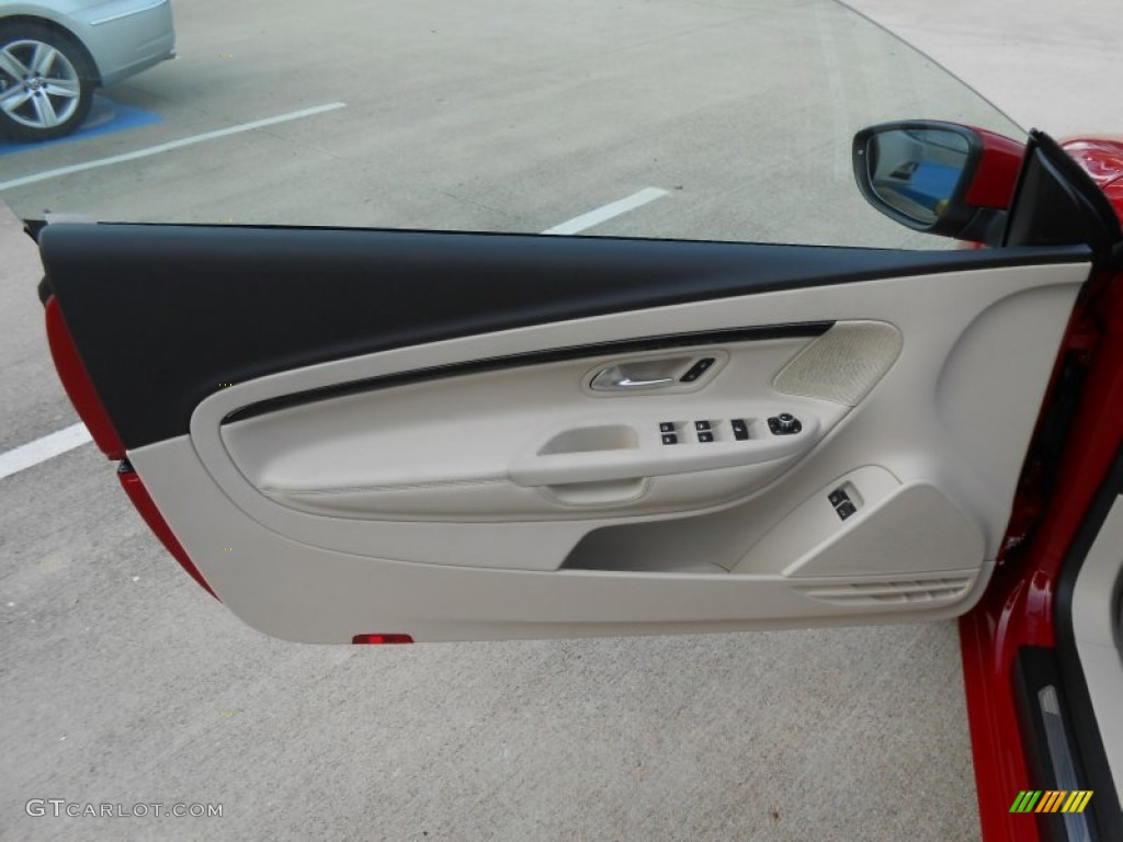 2013 Volkswagen Eos Lux Cornsilk Beige Door Panel Photo #72780637