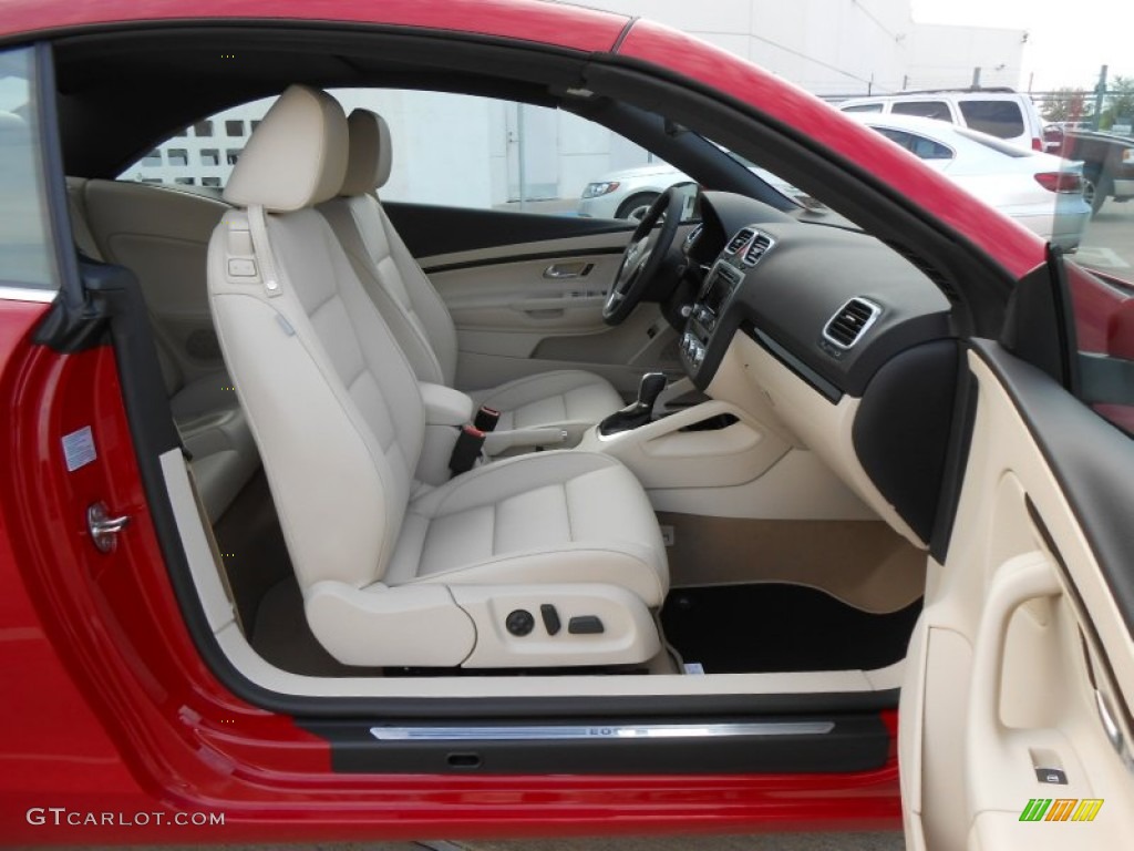 Cornsilk Beige Interior 2013 Volkswagen Eos Lux Photo #72780701