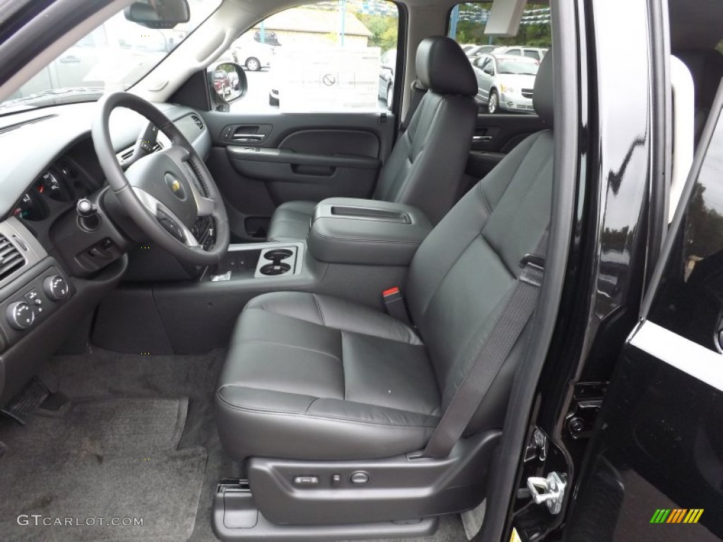 Ebony Interior 2013 Chevrolet Suburban LT 4x4 Photo #72780865