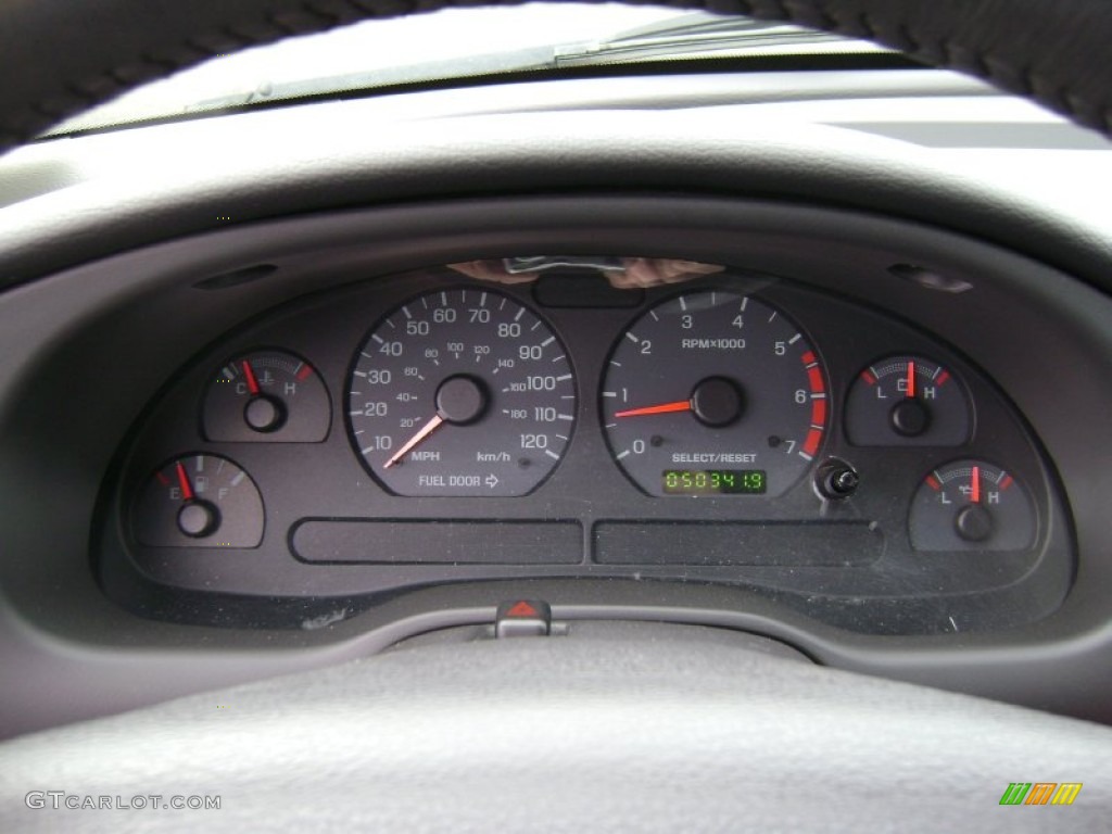 2003 Ford Mustang V6 Coupe Gauges Photo #72781309