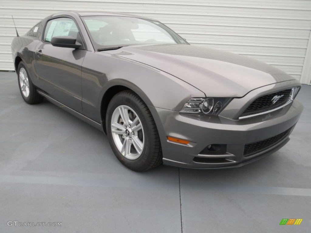 2013 Mustang V6 Coupe - Sterling Gray Metallic / Charcoal Black photo #1