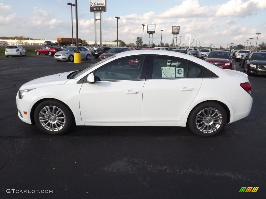 2013 Cruze ECO - Summit White / Jet Black/Medium Titanium photo #8