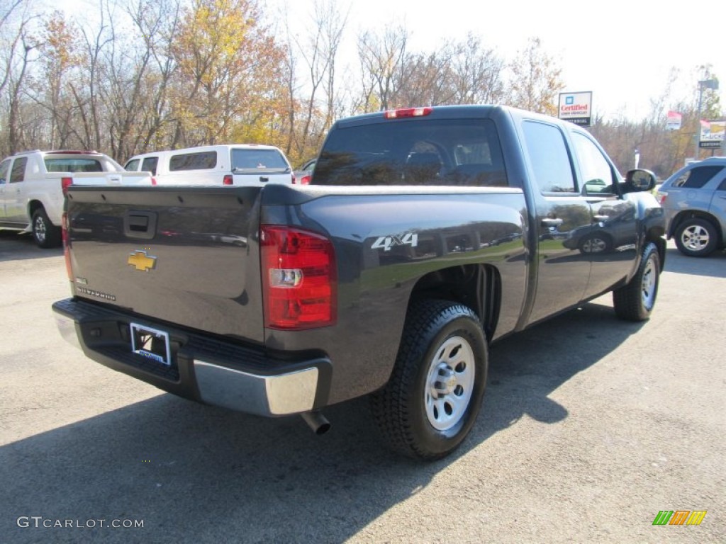 2011 Silverado 1500 Crew Cab 4x4 - Taupe Gray Metallic / Dark Titanium photo #6