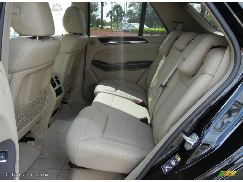Almond Beige Interior 2013 Mercedes-Benz ML 350 BlueTEC 4Matic Photo #72783452