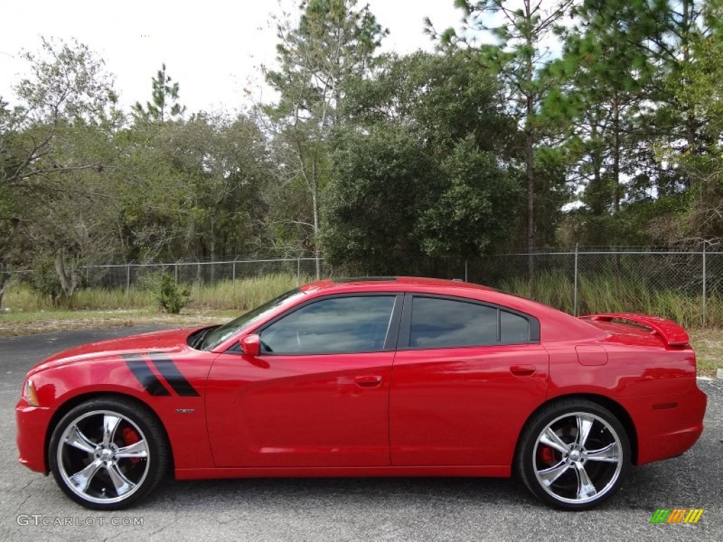 Redline 3-Coat Pearl 2011 Dodge Charger R/T Plus Exterior Photo #72783490