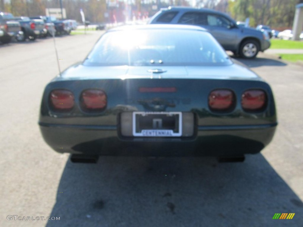 1996 Corvette Coupe - Polo Green Metallic / Light Beige photo #5