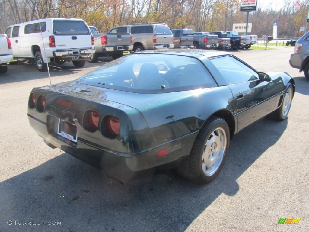 1996 Corvette Coupe - Polo Green Metallic / Light Beige photo #6