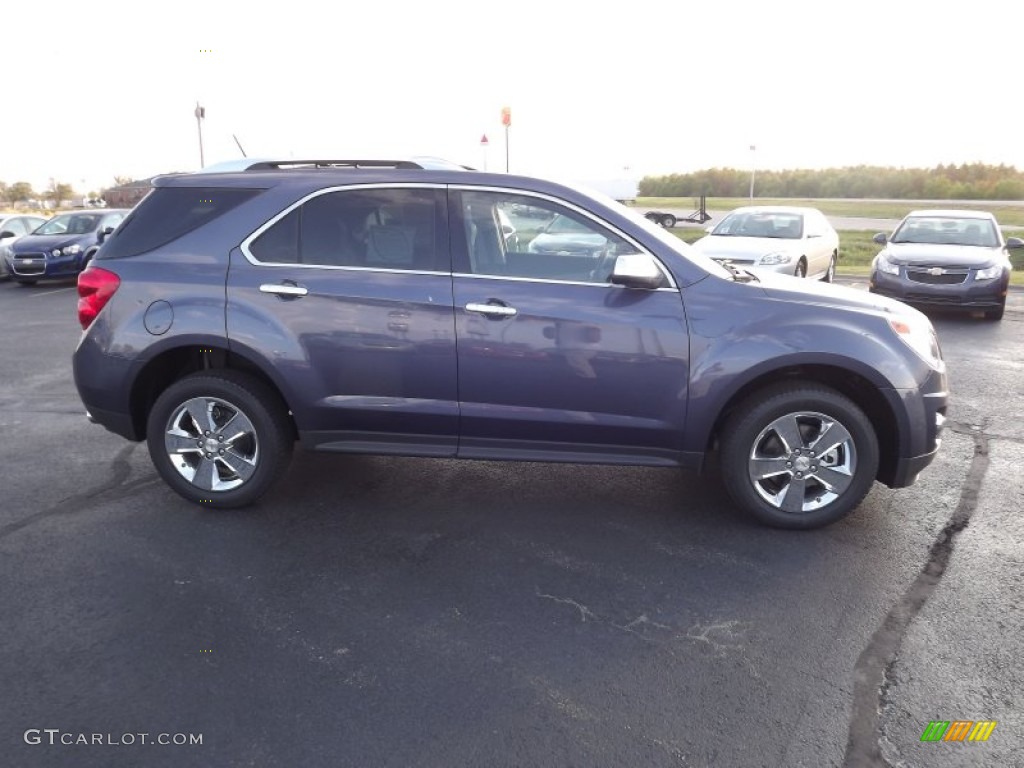 2013 Equinox LTZ - Atlantis Blue Metallic / Light Titanium/Jet Black photo #4